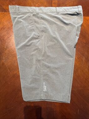 Flexi Gray Men’s Flat-Front Performance Shorts